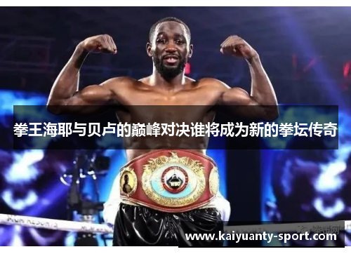 拳王海耶与贝卢的巅峰对决谁将成为新的拳坛传奇